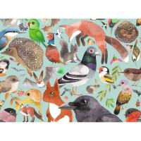 Garden Visitors 500pc Jigsaw Puzzle Extra Image 1 Preview